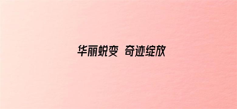 华丽蜕变 奇迹绽放